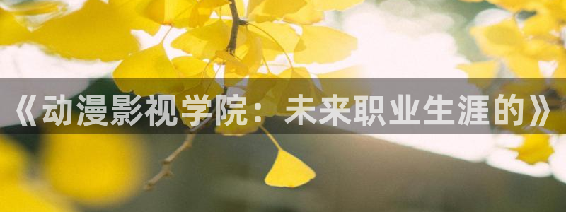 51动漫软件下载：《动漫影视学院：未来职业生涯的》
